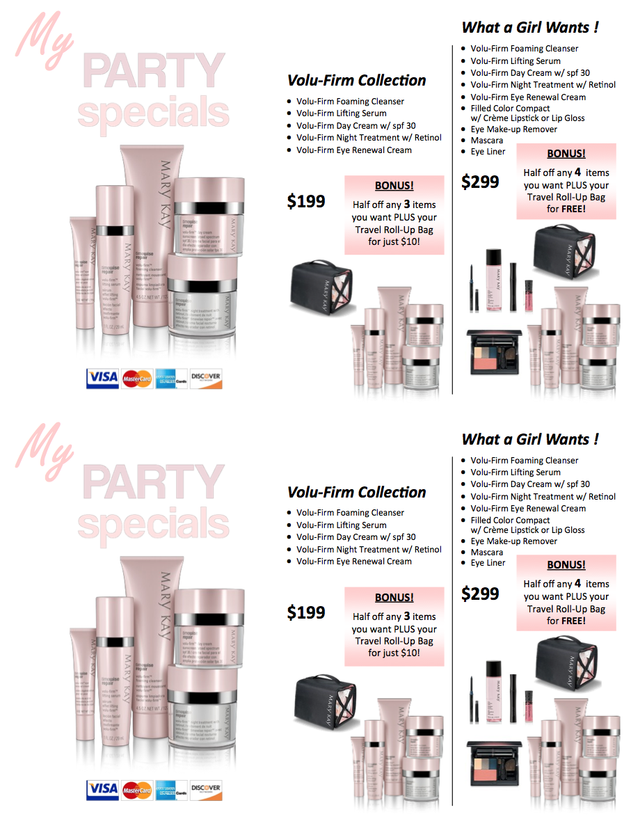 Mary Kay®, Timewise®, Party Ideas, Volu-Firm 